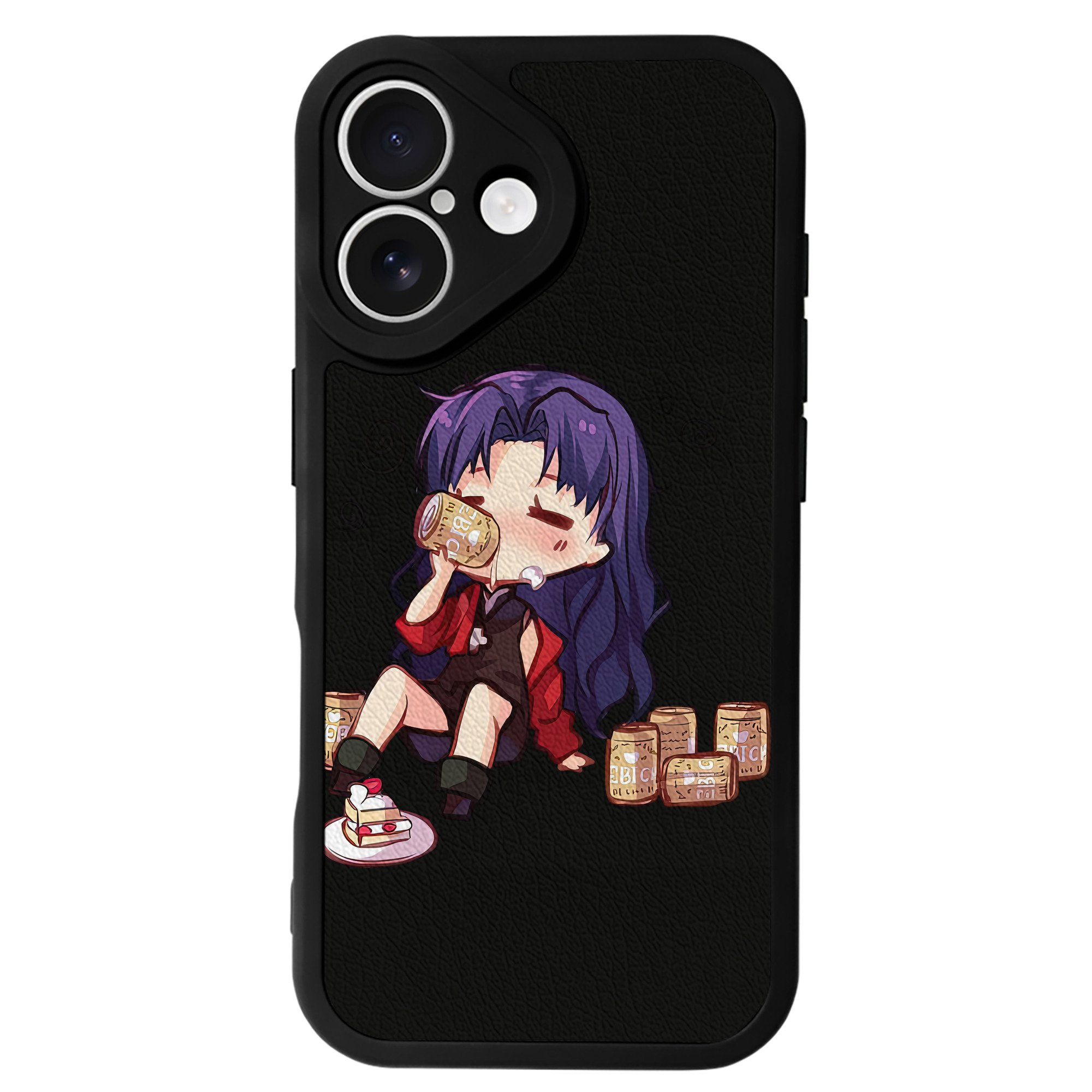 （画像用） EVA 新世紀エヴァンゲリオン 【iPhone 16シリーズ対応】シリコンスマホケース（レザー調） 材質：シリコン